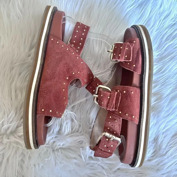 Pilcro and the Letterpress Red Sandals - Picture 6 of 9